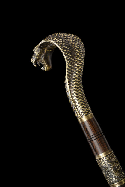 Snake walkingstick sword cane sword gentleman stick (2)