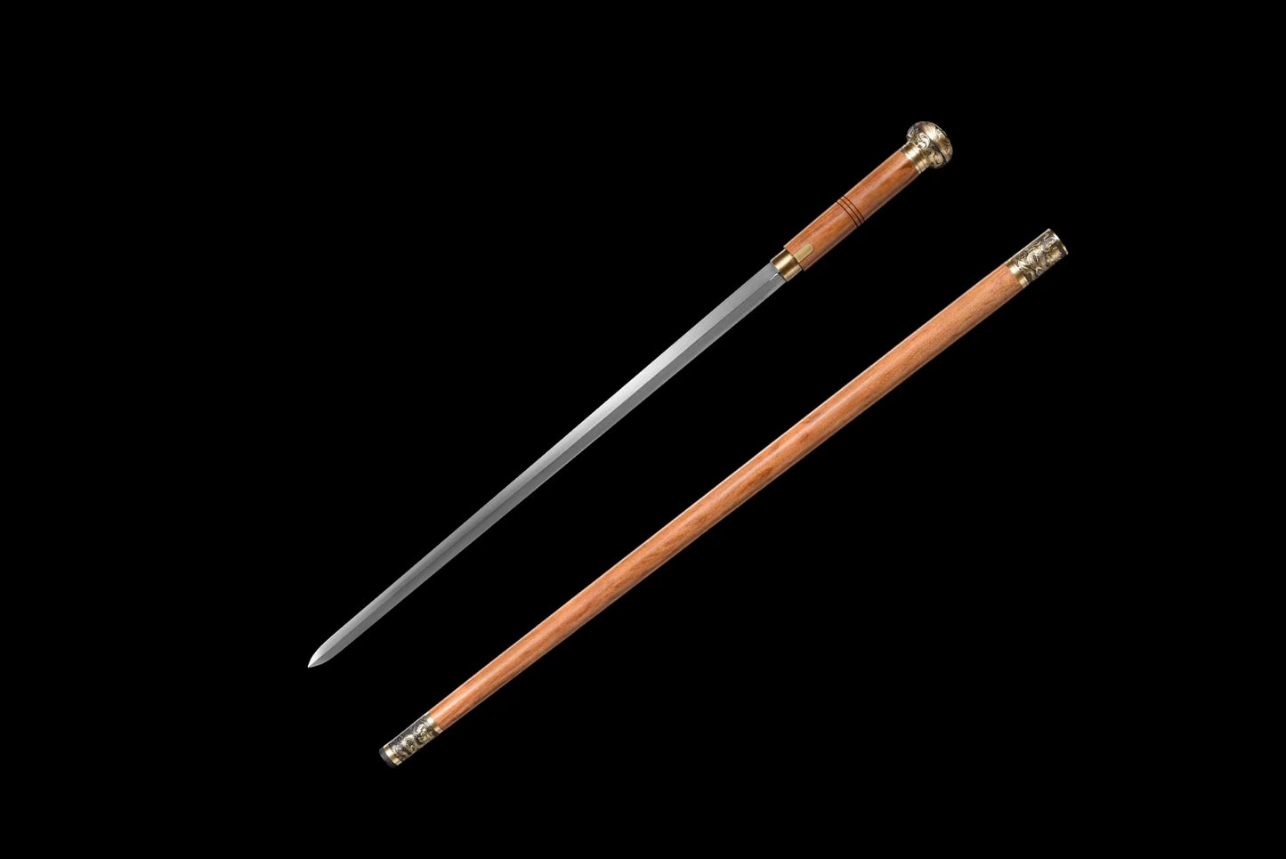 Walkingstick sword handmade cane sword gentleman stick